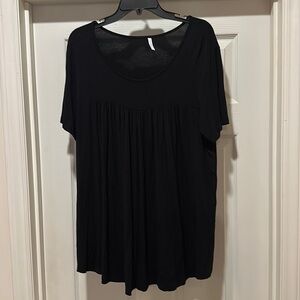 Ladies Black Top by Cathy